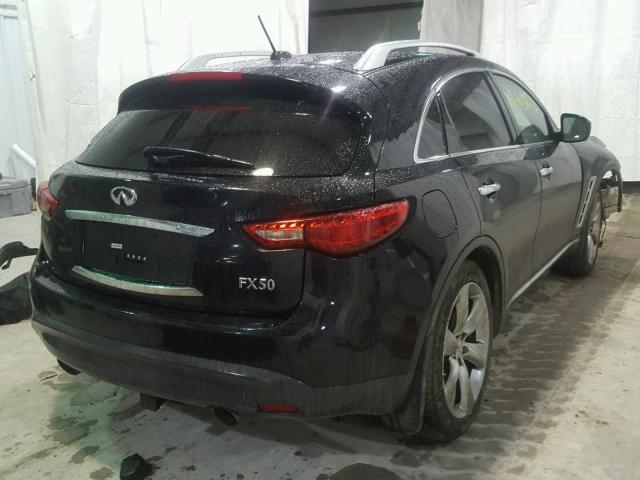 JNRBS18W39M200250 - 2009 INFINITI FX50 BLACK photo 4