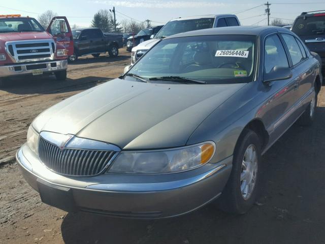 1LNHM97V0YY840205 - 2000 LINCOLN CONTINENTA GRAY photo 2