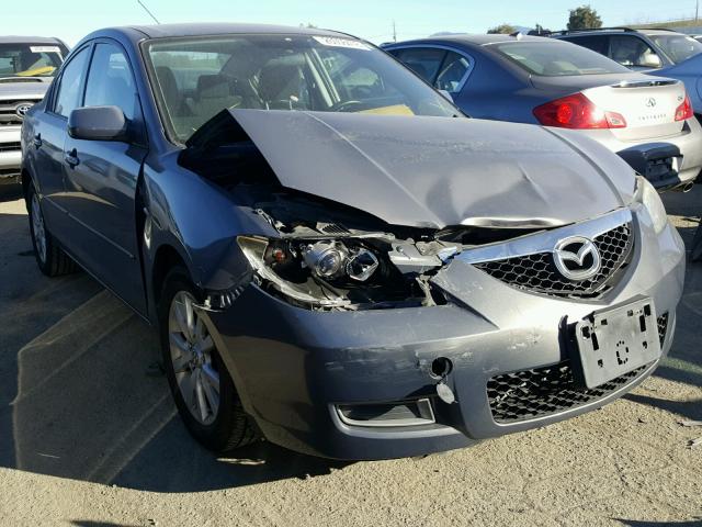 JM1BK32G471637380 - 2007 MAZDA 3 I GRAY photo 1