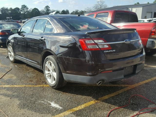 1FAHP2E84DG106513 - 2013 FORD TAURUS SEL BLACK photo 3