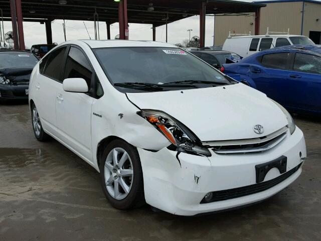 JTDKB20U573272828 - 2007 TOYOTA PRIUS WHITE photo 1