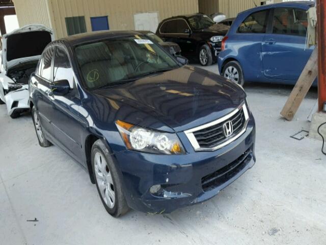 5KBCP3F87AB012545 - 2010 HONDA ACCORD EXL BLUE photo 1