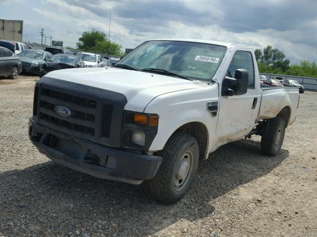 1FTNF2A5XAEA55750 - 2010 FORD F250 SUPER WHITE photo 2