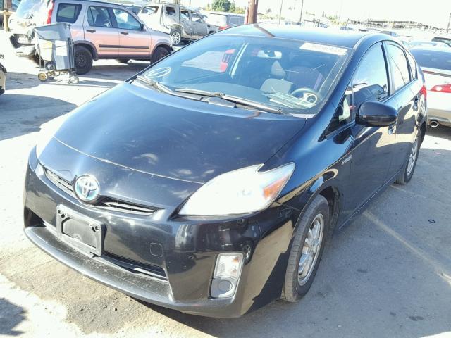 JTDKN3DU7B1405357 - 2011 TOYOTA PRIUS BLACK photo 2