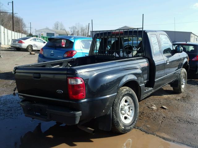 1FTYR14U41PA04122 - 2001 FORD RANGER SUP BLACK photo 4