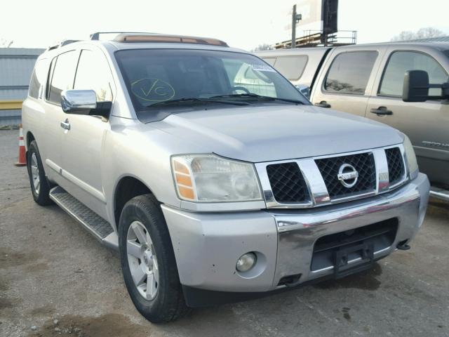 5N1AA08B94N724832 - 2004 NISSAN ARMADA SE SILVER photo 1