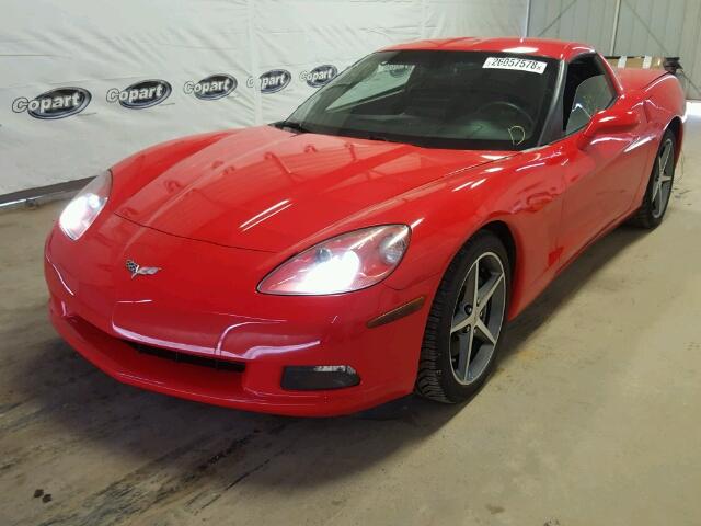 1G1YA2DW7C5106469 - 2012 CHEVROLET CORVETTE RED photo 2