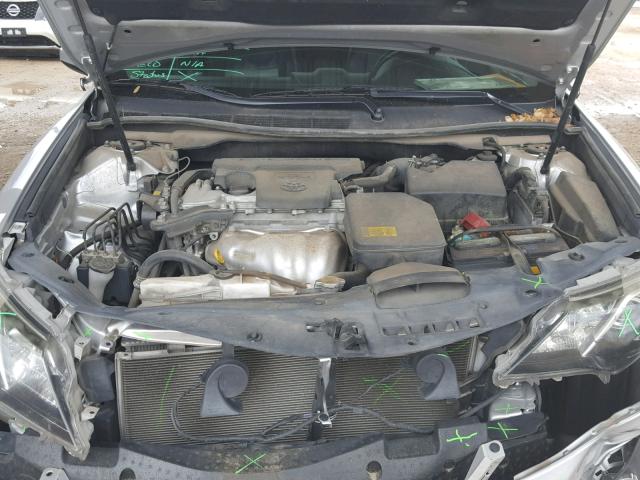 4T1BF1FK5CU093662 - 2012 TOYOTA CAMRY BASE SILVER photo 7