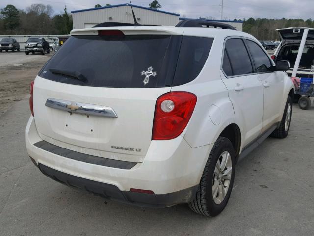 2GNALDEC7B1226895 - 2011 CHEVROLET EQUINOX LT WHITE photo 4