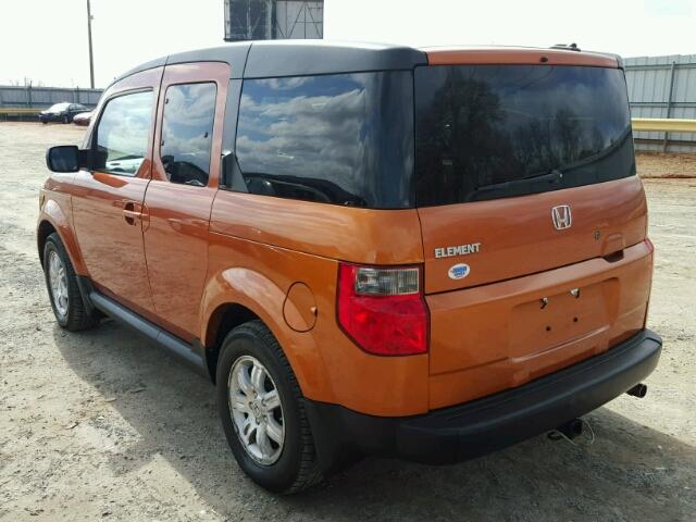 5J6YH18757L006494 - 2007 HONDA ELEMENT EX ORANGE photo 3