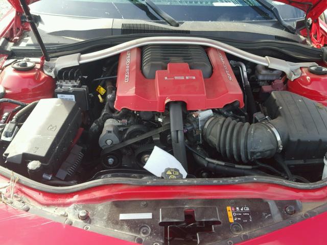 2G1FL1EP4F9800577 - 2015 CHEVROLET CAMARO ZL1 RED photo 7