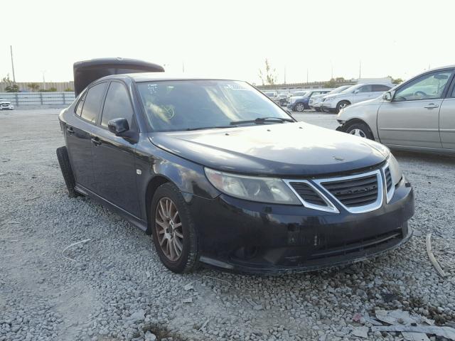 YS3FB49Y681011426 - 2008 SAAB 9-3 2.0T BLACK photo 1