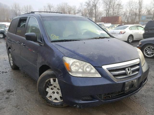 5FNRL38247B135614 - 2007 HONDA ODYSSEY LX BLUE photo 1