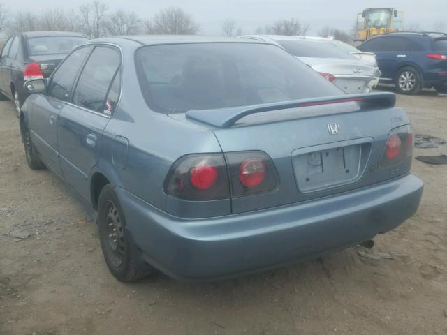 1HGEJ864XYL028184 - 2000 HONDA CIVIC EX მწვანე ფოტო 3