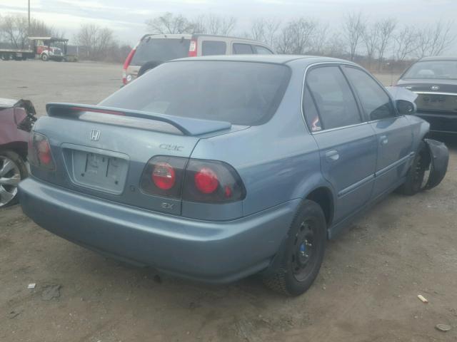1HGEJ864XYL028184 - 2000 HONDA CIVIC EX მწვანე ფოტო 4