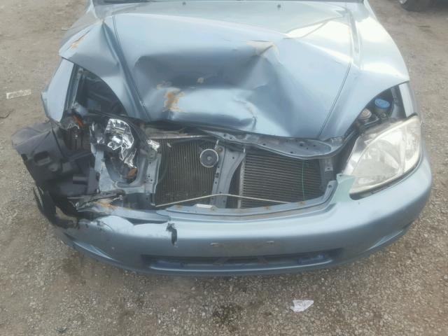 1HGEJ864XYL028184 - 2000 HONDA CIVIC EX მწვანე ფოტო 7
