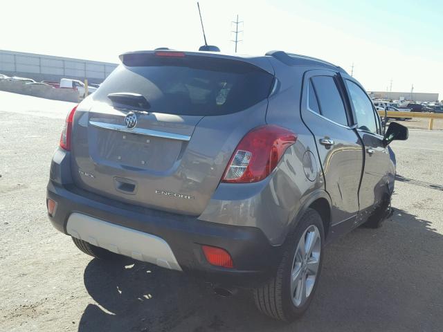 KL4CJASB5FB055596 - 2015 BUICK ENCORE TAN photo 4