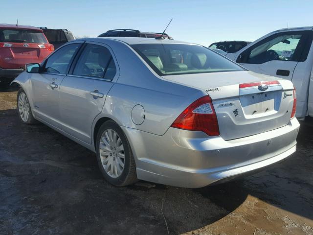 3FADP0L32BR116991 - 2011 FORD FUSION HYB SILVER photo 3