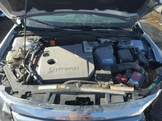 3FADP0L32BR116991 - 2011 FORD FUSION HYB SILVER photo 7