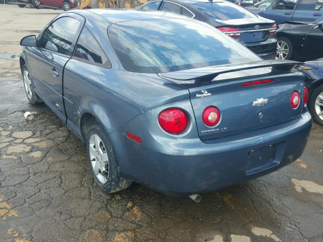 1G1AK18F577266315 - 2007 CHEVROLET COBALT LS GRAY photo 3