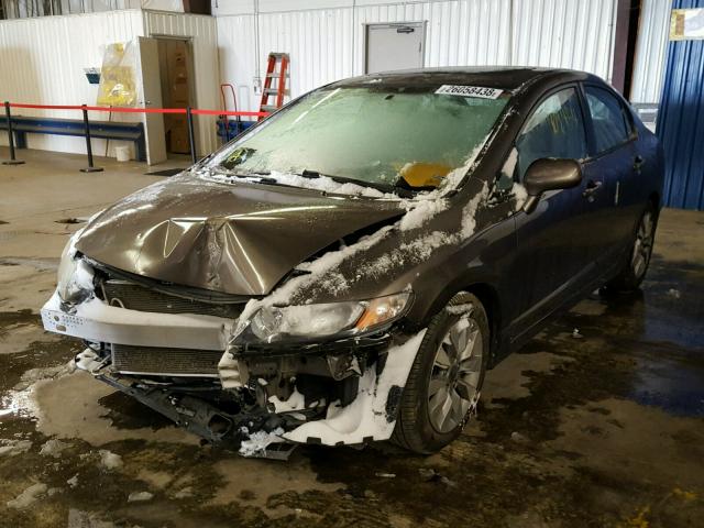 2HGFA1F84AH510800 - 2010 HONDA CIVIC EX ნაცრისფერი ფოტო 2