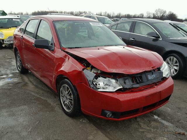 1FAHP3FN9BW182645 - 2011 FORD FOCUS SE RED photo 1