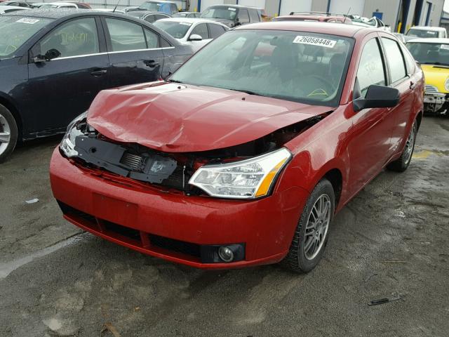 1FAHP3FN9BW182645 - 2011 FORD FOCUS SE RED photo 2
