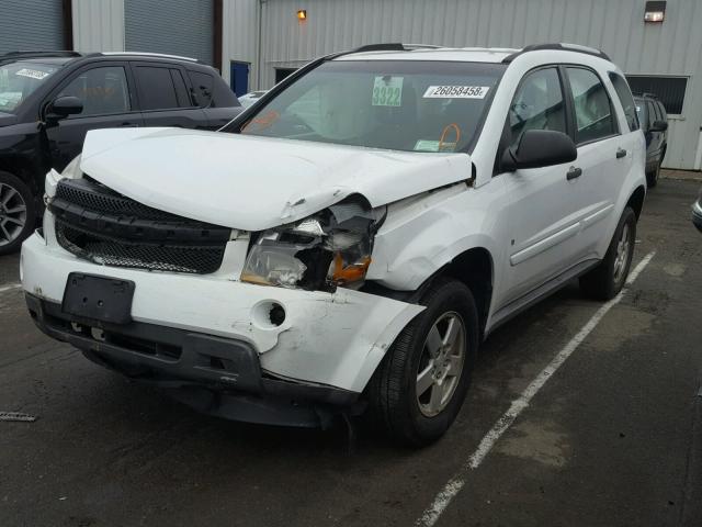 2CNDL23F586321423 - 2008 CHEVROLET EQUINOX LS WHITE photo 2