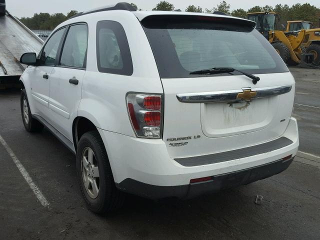 2CNDL23F586321423 - 2008 CHEVROLET EQUINOX LS WHITE photo 3