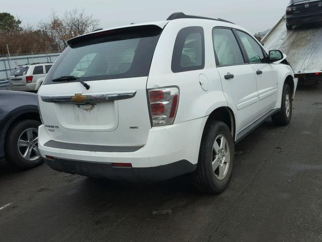 2CNDL23F586321423 - 2008 CHEVROLET EQUINOX LS WHITE photo 4