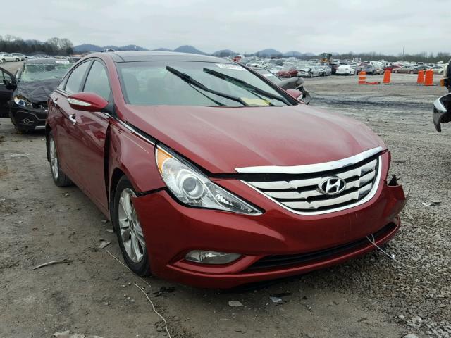 5NPEC4AC2DH611864 - 2013 HYUNDAI SONATA SE RED photo 1