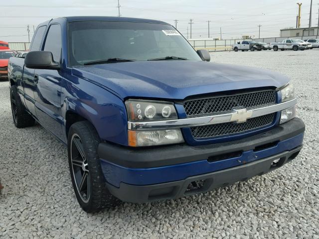 2GCEC19V831216656 - 2003 CHEVROLET SILVERADO BLUE photo 1