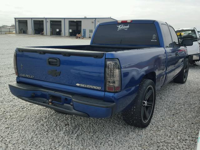 2GCEC19V831216656 - 2003 CHEVROLET SILVERADO BLUE photo 4