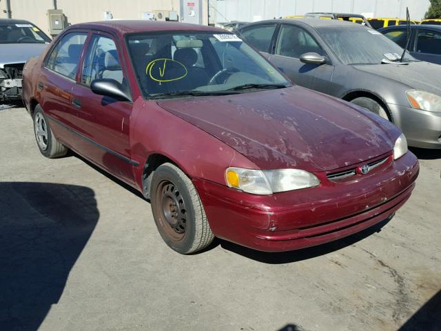 1NXBR12E2YZ372274 - 2000 TOYOTA COROLLA VE RED photo 1