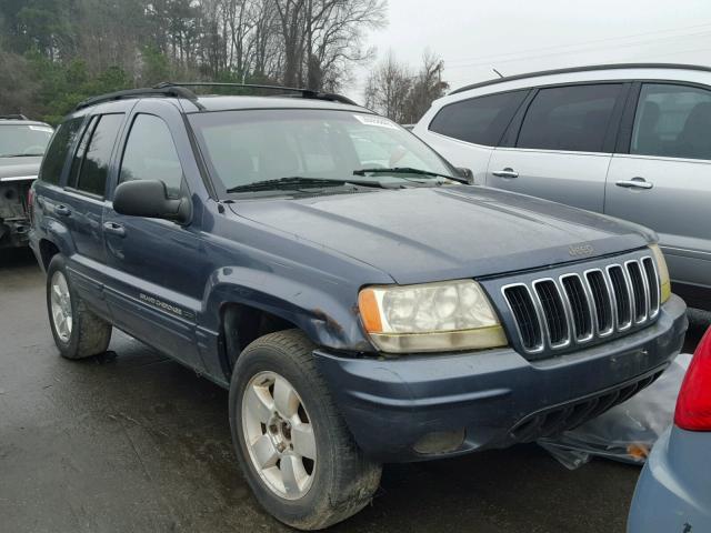 1J4GW58N01C678719 - 2001 JEEP GRAND CHER BLUE photo 1