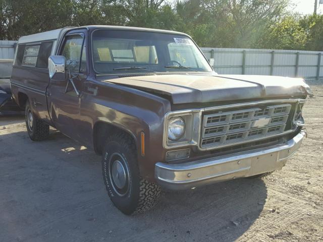 CCZ1481149865 - 1978 CHEVROLET C10 BROWN photo 1