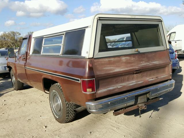 CCZ1481149865 - 1978 CHEVROLET C10 BROWN photo 3