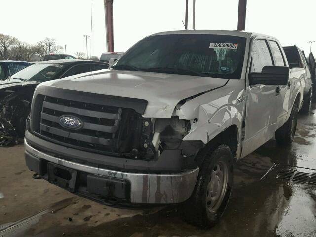 1FTFW1EF1CFB83874 - 2012 FORD F150 SUPER WHITE photo 2