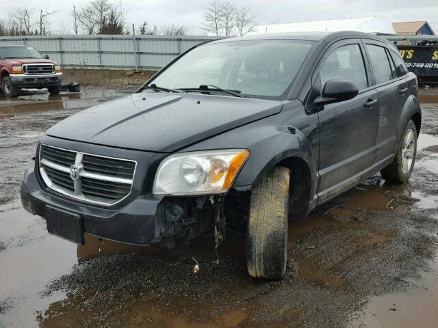 1B3CB3HAXAD567785 - 2010 DODGE CALIBER MA BLACK photo 2