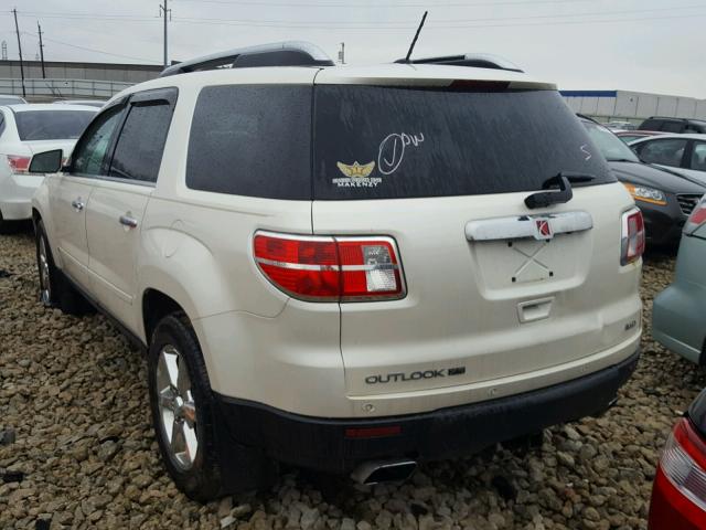 5GZEV33758J148182 - 2008 SATURN OUTLOOK XR თეთრი ფოტო 3
