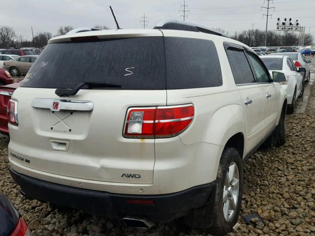 5GZEV33758J148182 - 2008 SATURN OUTLOOK XR თეთრი ფოტო 4