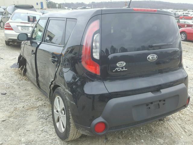 KNDJN2A26G7834325 - 2016 KIA SOUL BLACK photo 3