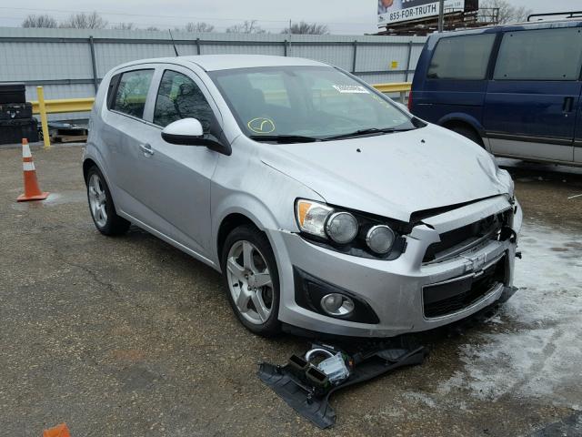 1G1JE6SB1E4113357 - 2014 CHEVROLET SONIC LTZ SILVER photo 1