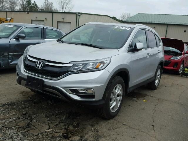 5J6RM4H79GL123027 - 2016 HONDA CR-V EX-L SILVER photo 2