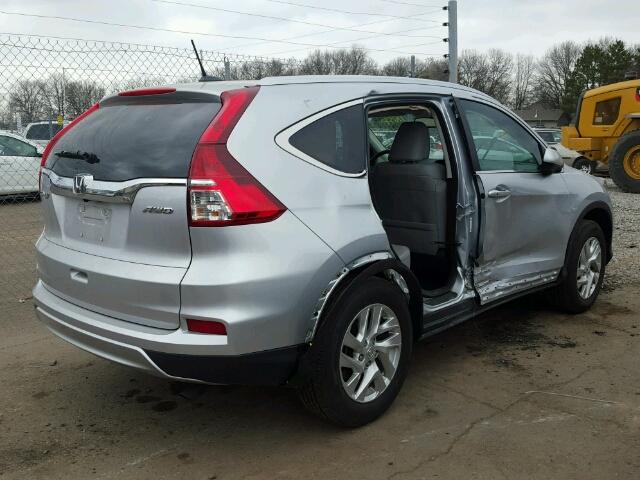 5J6RM4H79GL123027 - 2016 HONDA CR-V EX-L SILVER photo 4