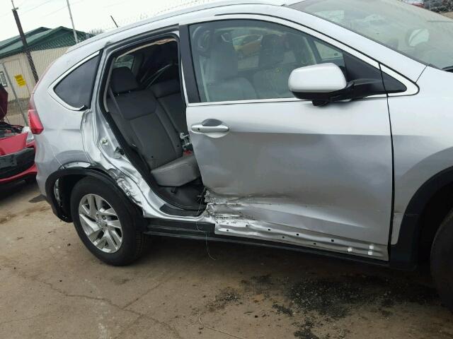 5J6RM4H79GL123027 - 2016 HONDA CR-V EX-L SILVER photo 9