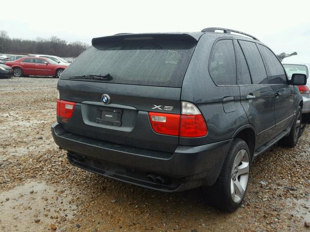 5UXFB53555LV14522 - 2005 BMW X5 4.4I GRAY photo 4