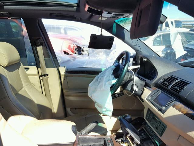 5UXFB53555LV14522 - 2005 BMW X5 4.4I GRAY photo 5