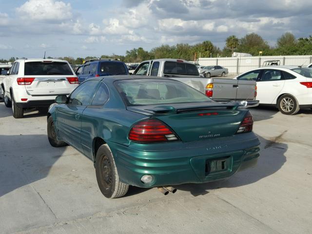 1G2NE12T8XM835016 - 1999 PONTIAC GRAND AM S GREEN photo 3