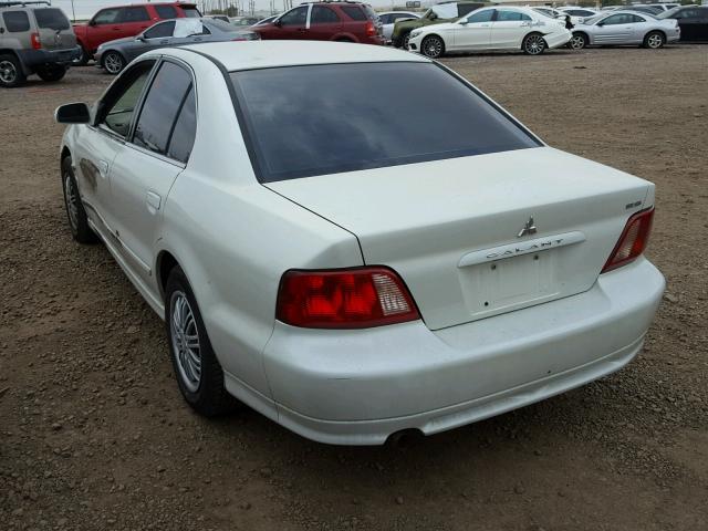 4A3AA46G03E086444 - 2003 MITSUBISHI GALANT ES WHITE photo 3